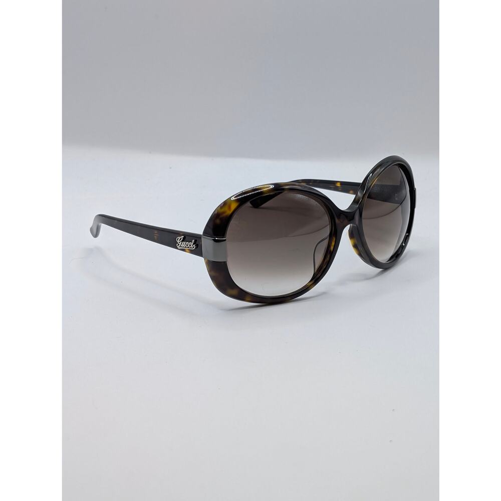 Authentic Vintage Gucci GG3112 Round Tortoiseshell Sunglasses With Case - Picture 3 of 9